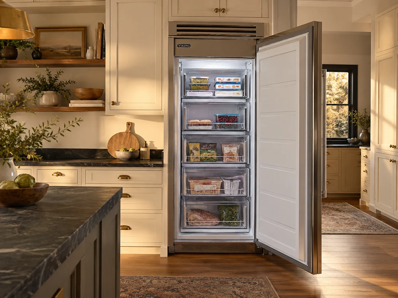 Illustration of a Viking freezer