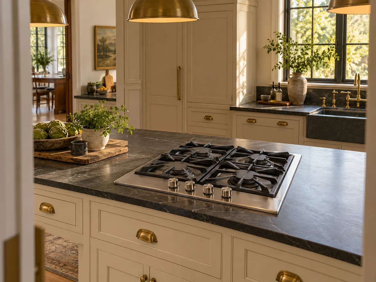Illustration of Thermador cooktop